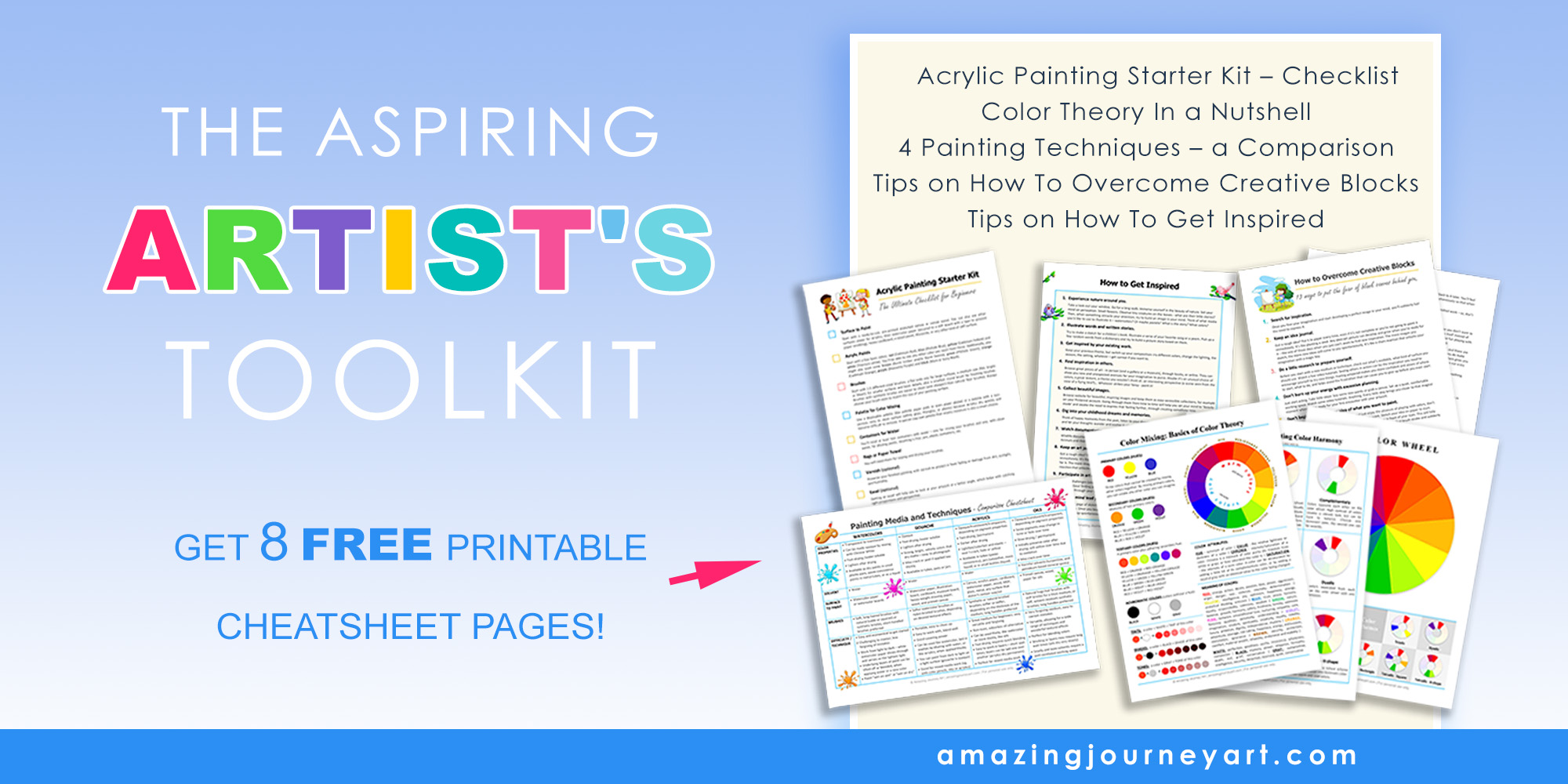 art-related printable pages